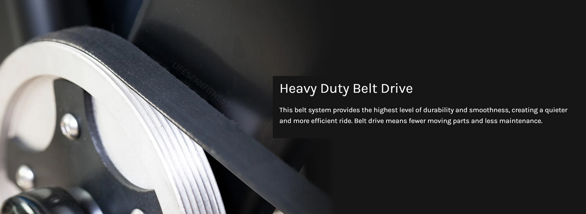 Heavy duty belt drive system